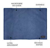 Tapis de séchage pour vaisselle Marine Fleurie (lot de 2)