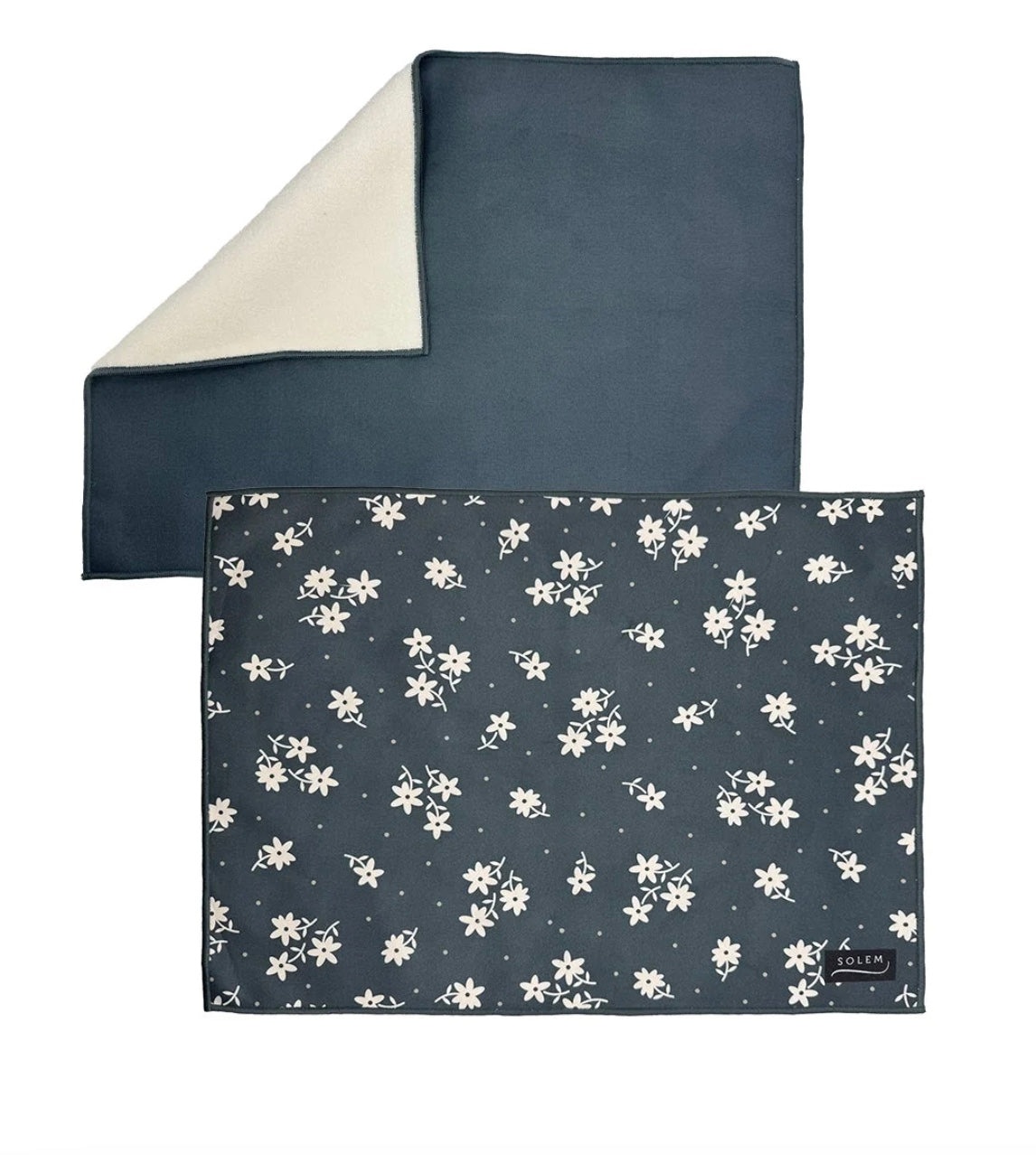 Tapis de séchage pour vaisselle - Ombre Florale (lot de 2)