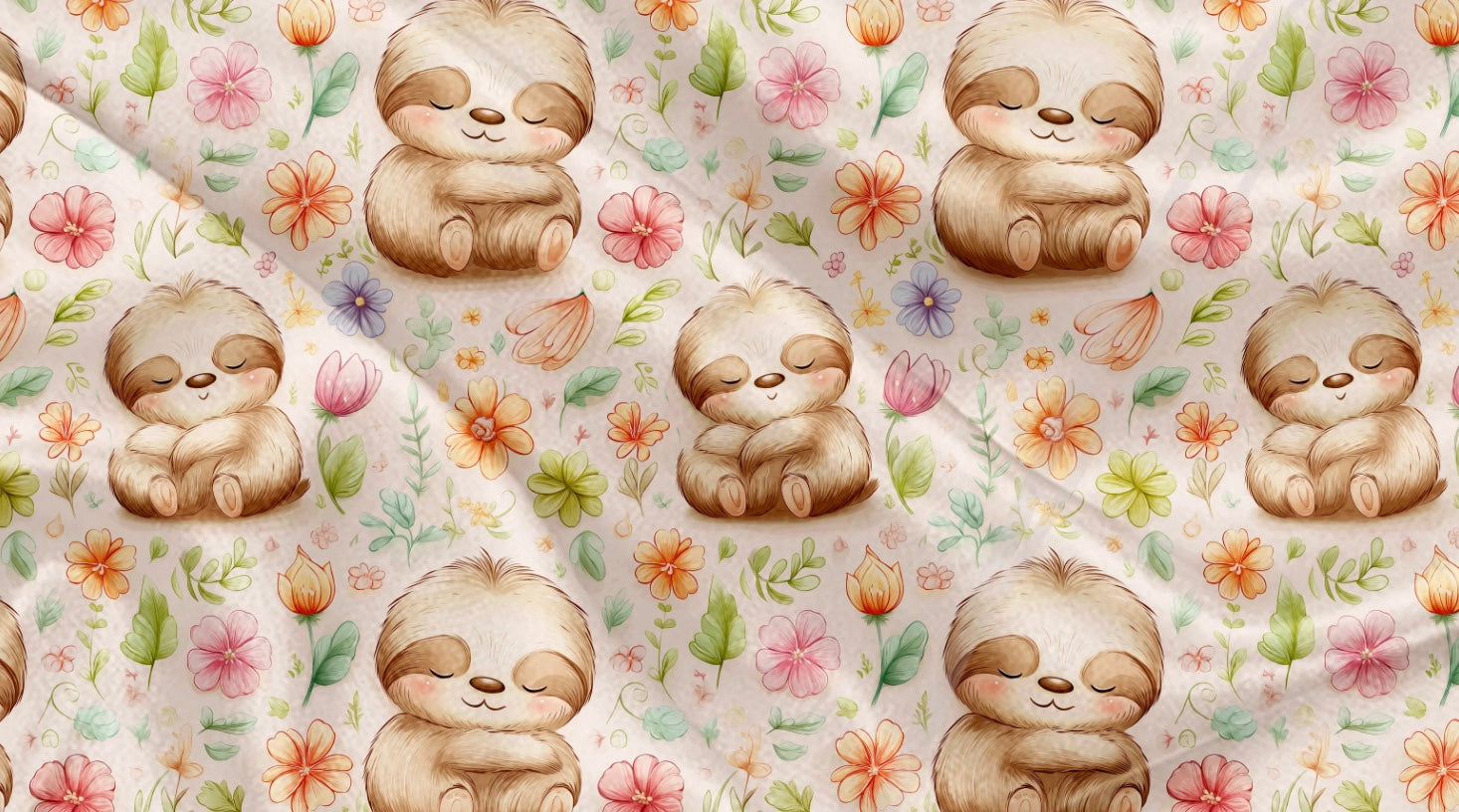 Couverture en minky - Douce paresse tropical