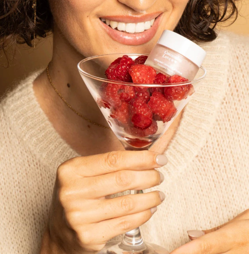 Coffret baume + exfoliant à lèvres Framboise