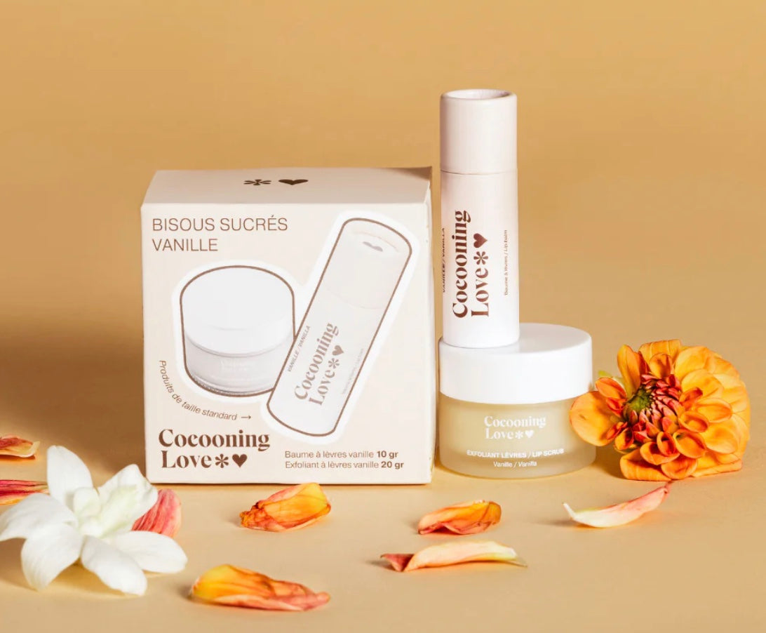 Coffret lèvres baume + exfoliant Vanille