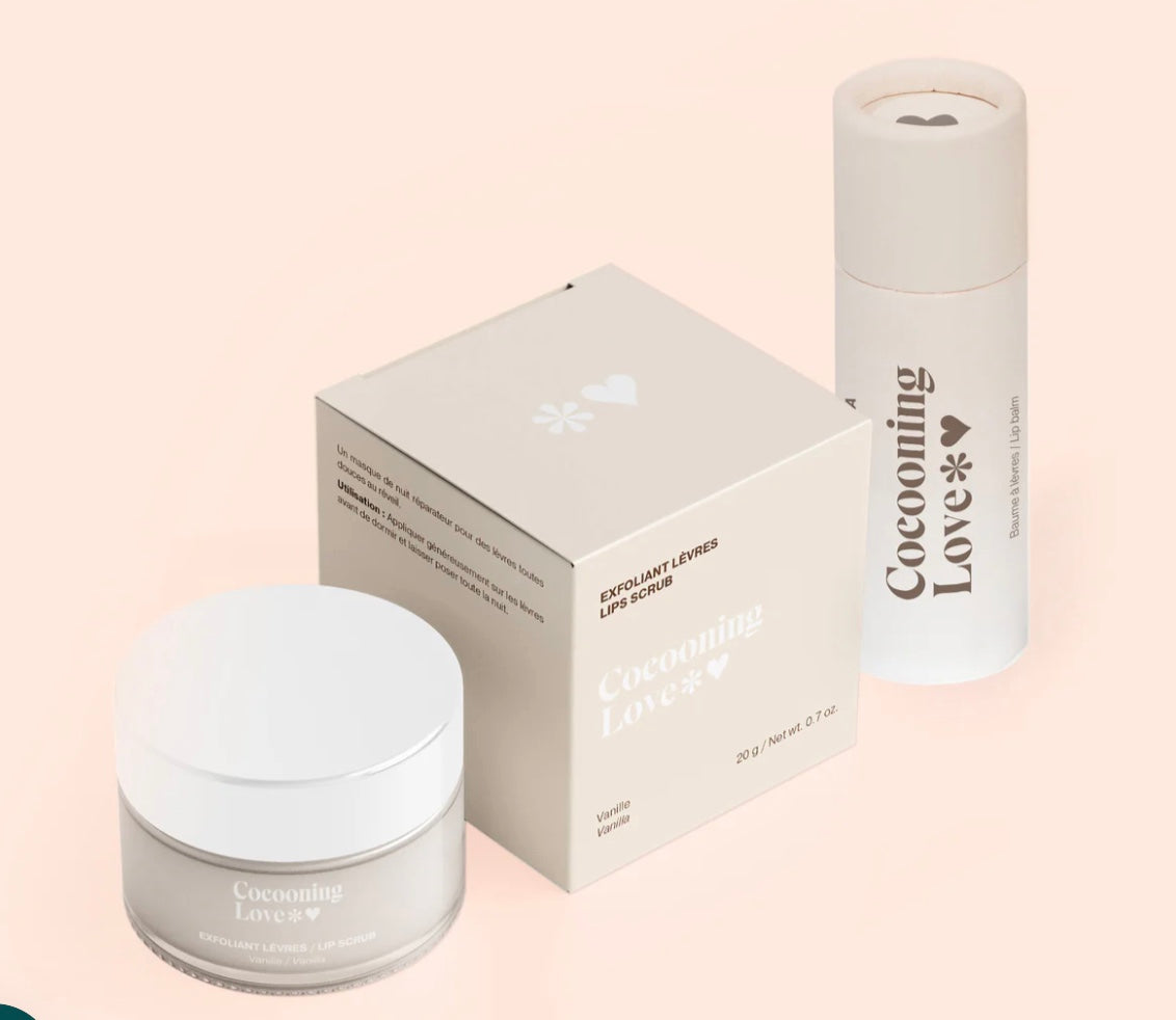 Coffret lèvres baume + exfoliant Vanille