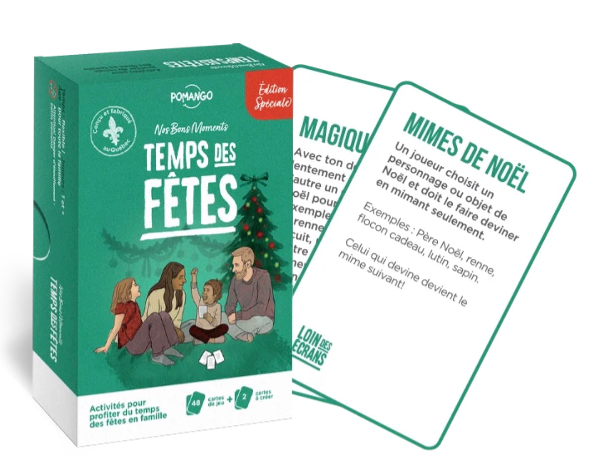Jeu Temps des fêtes - Nos Bons Moments