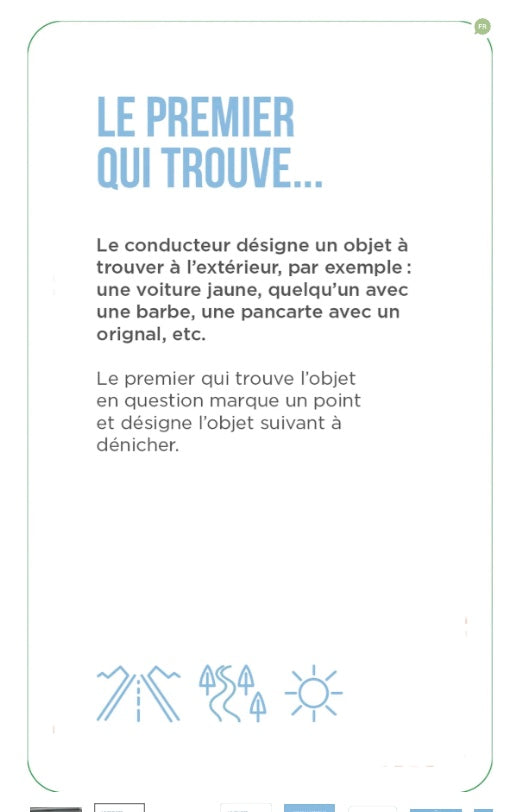 Jeu - Sur la route - Nos bons moments