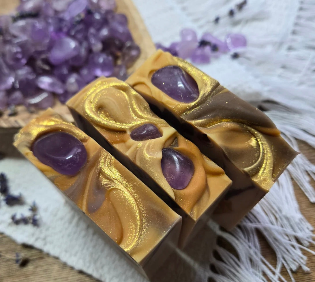 Savon - Améthyste parfum lavande et chachemire