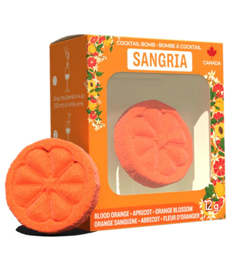 Bombe à Cocktail - Orange Sanguine, Abricot et Fleur d'Oranger à l'unité