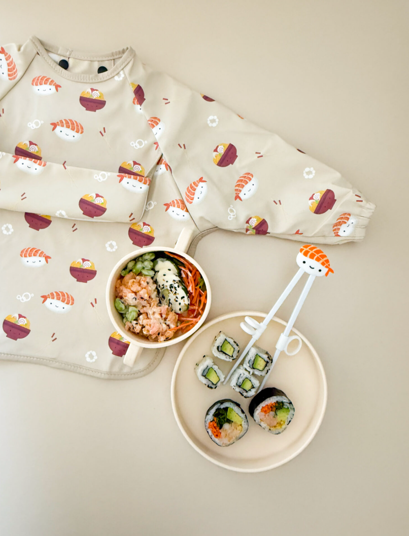 Bavette imperméable à manches longues – BULLE X Miss Sushi