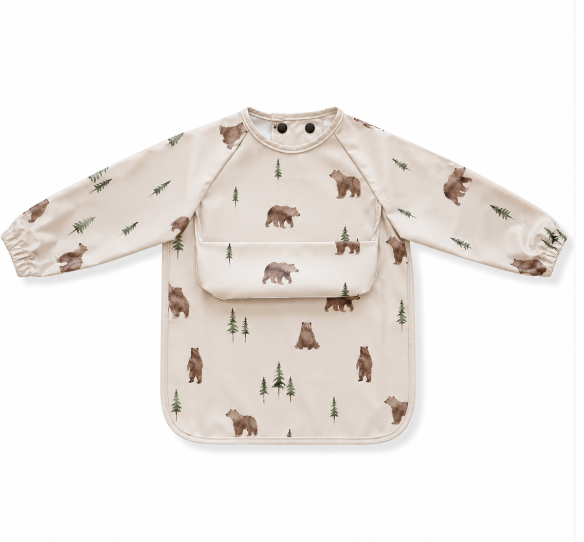 Bavette imperméable à manches longues – Ours