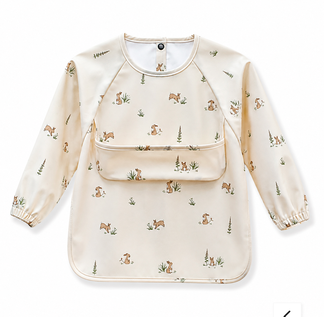 Bavette imperméable à manches longues – Lapin des prés