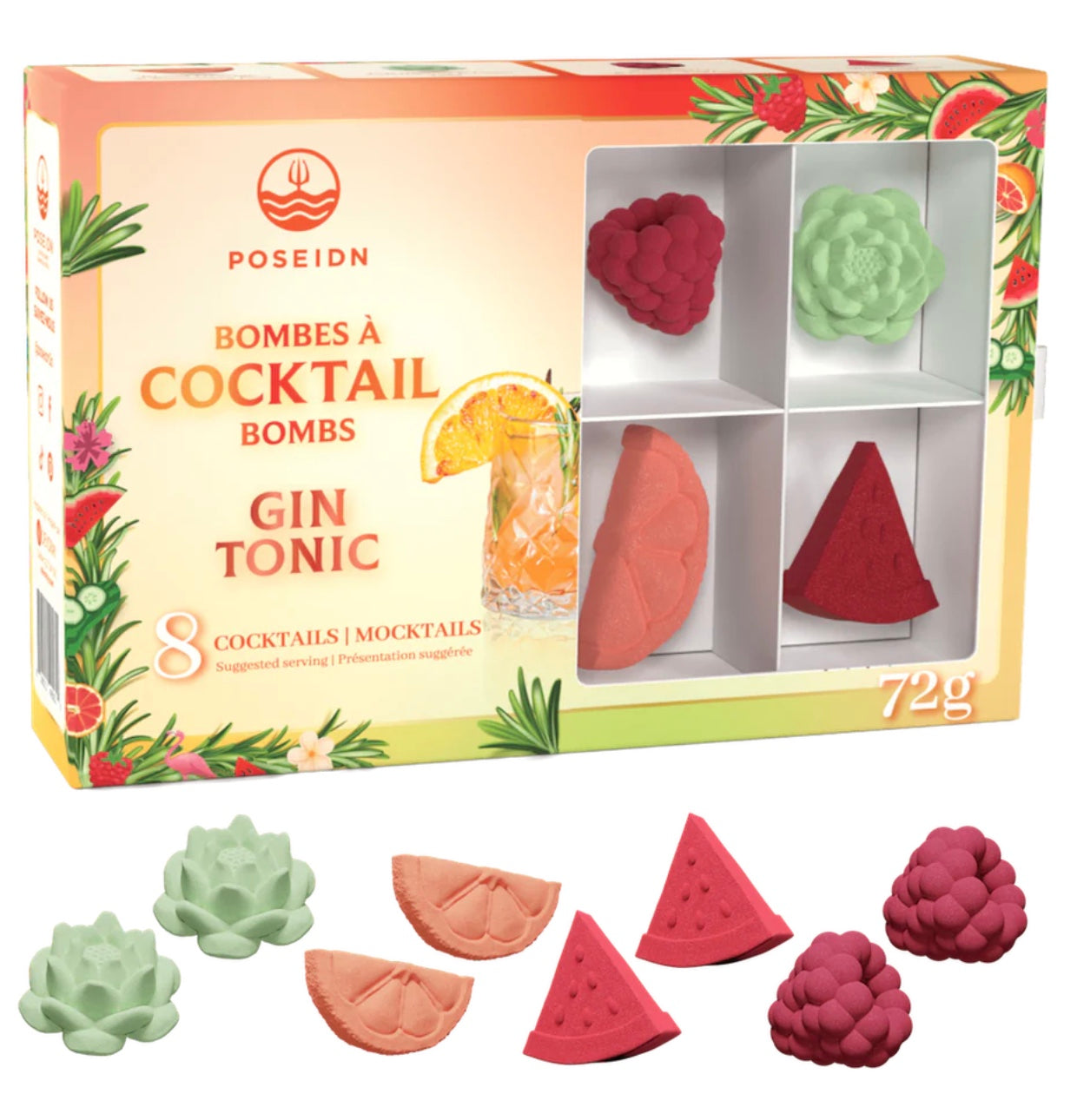 Bombes à cocktail - Coffret variété de gin