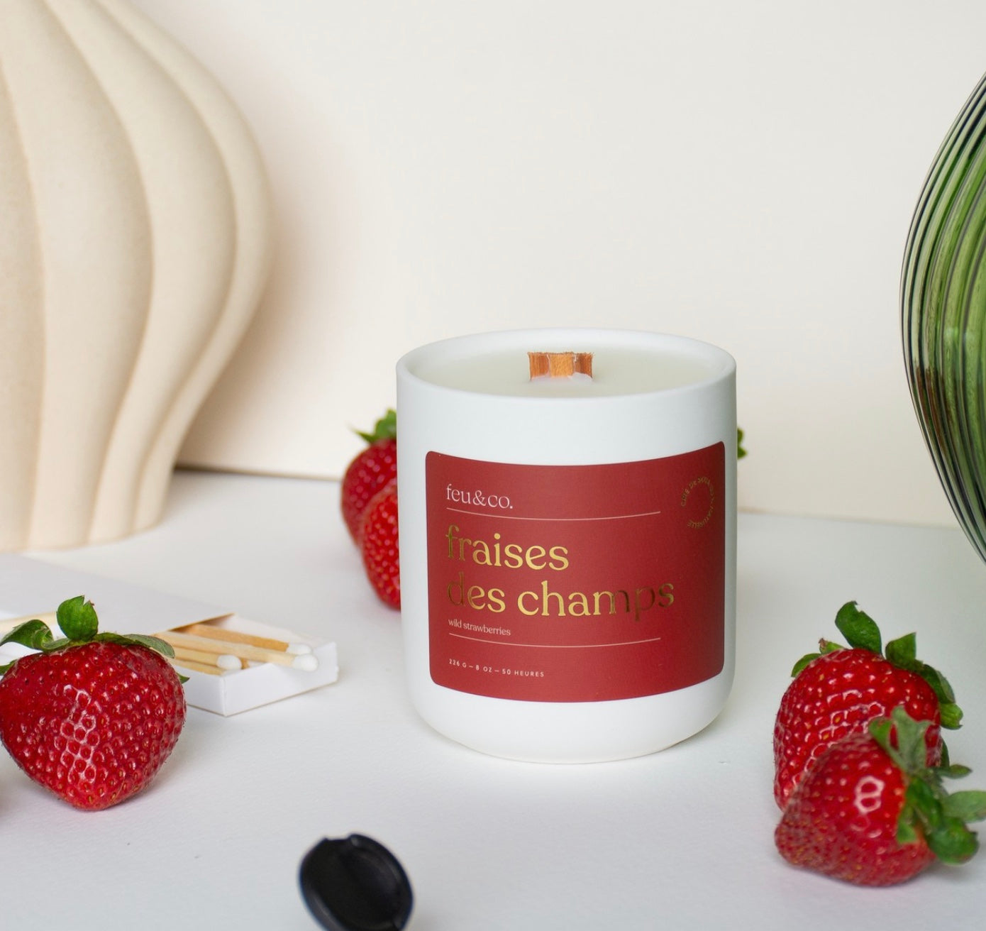 Bougie - Fraises des champs