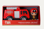 Camion de Pompier avec Figurine