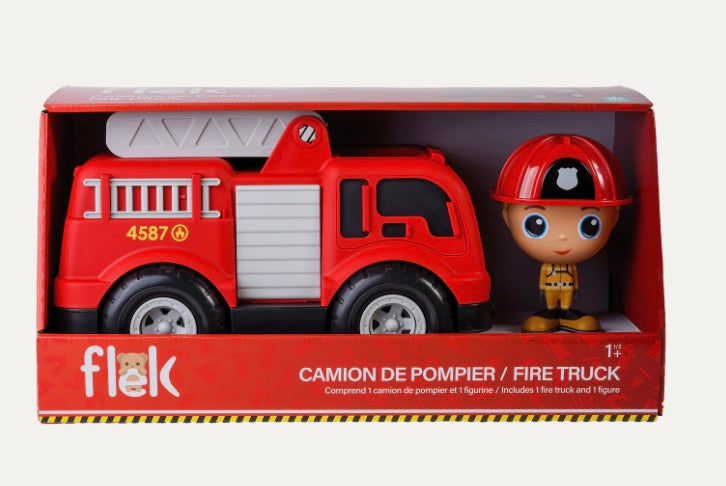 Camion de Pompier avec Figurine