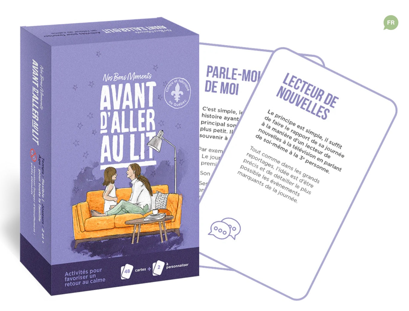 Jeu - Avant d'aller au lit - nos bons moments