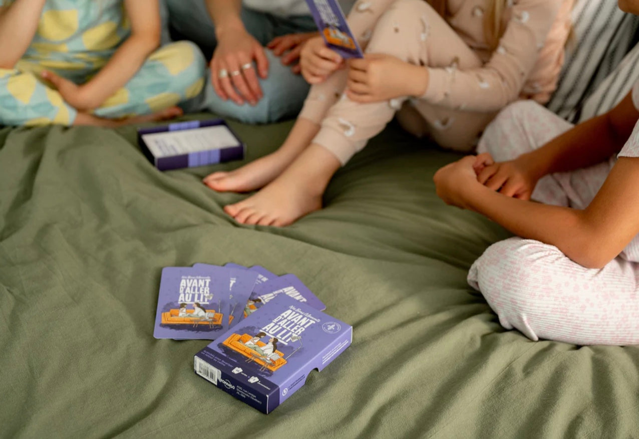 Jeu - Avant d'aller au lit - nos bons moments