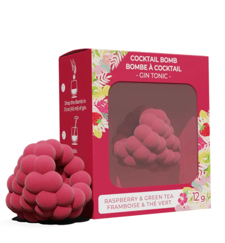 Bombes à Cocktail - Framboise thé vert à l'unité