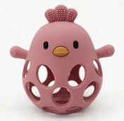 Manchon de dentition Petit Poussin – Silicone sans BPA