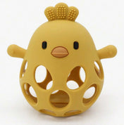 Manchon de dentition Petit Poussin – Silicone sans BPA