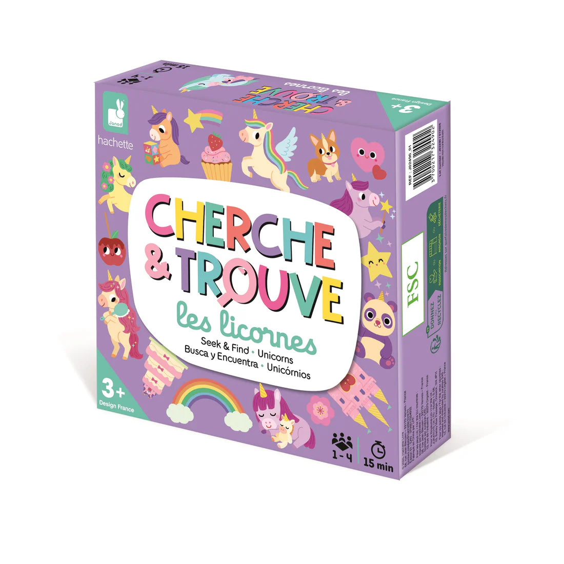 Jeu - Mon premier cherche et trouve - Licornes