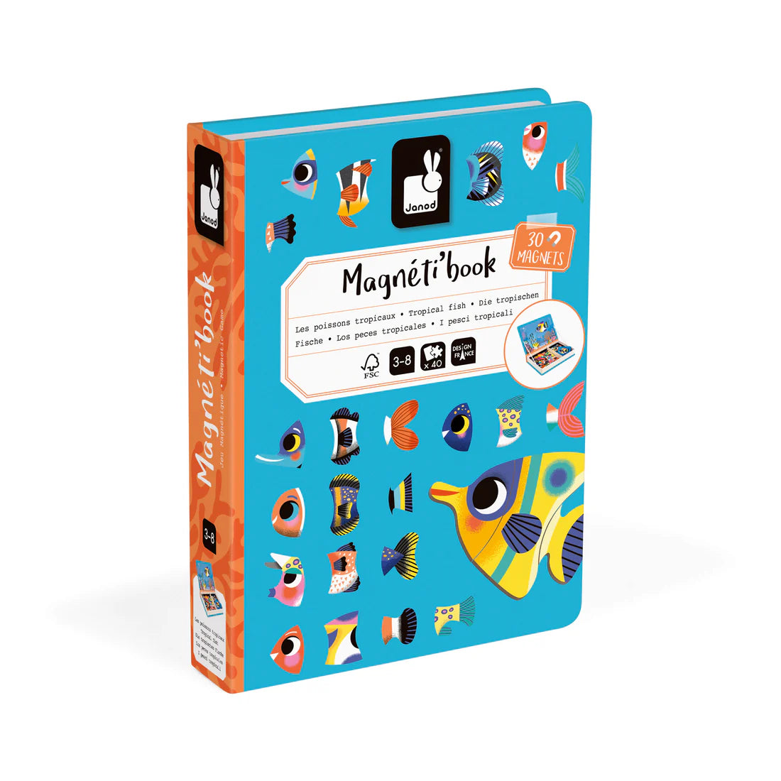 Jeu Magnétibook - Poissons tropicaux