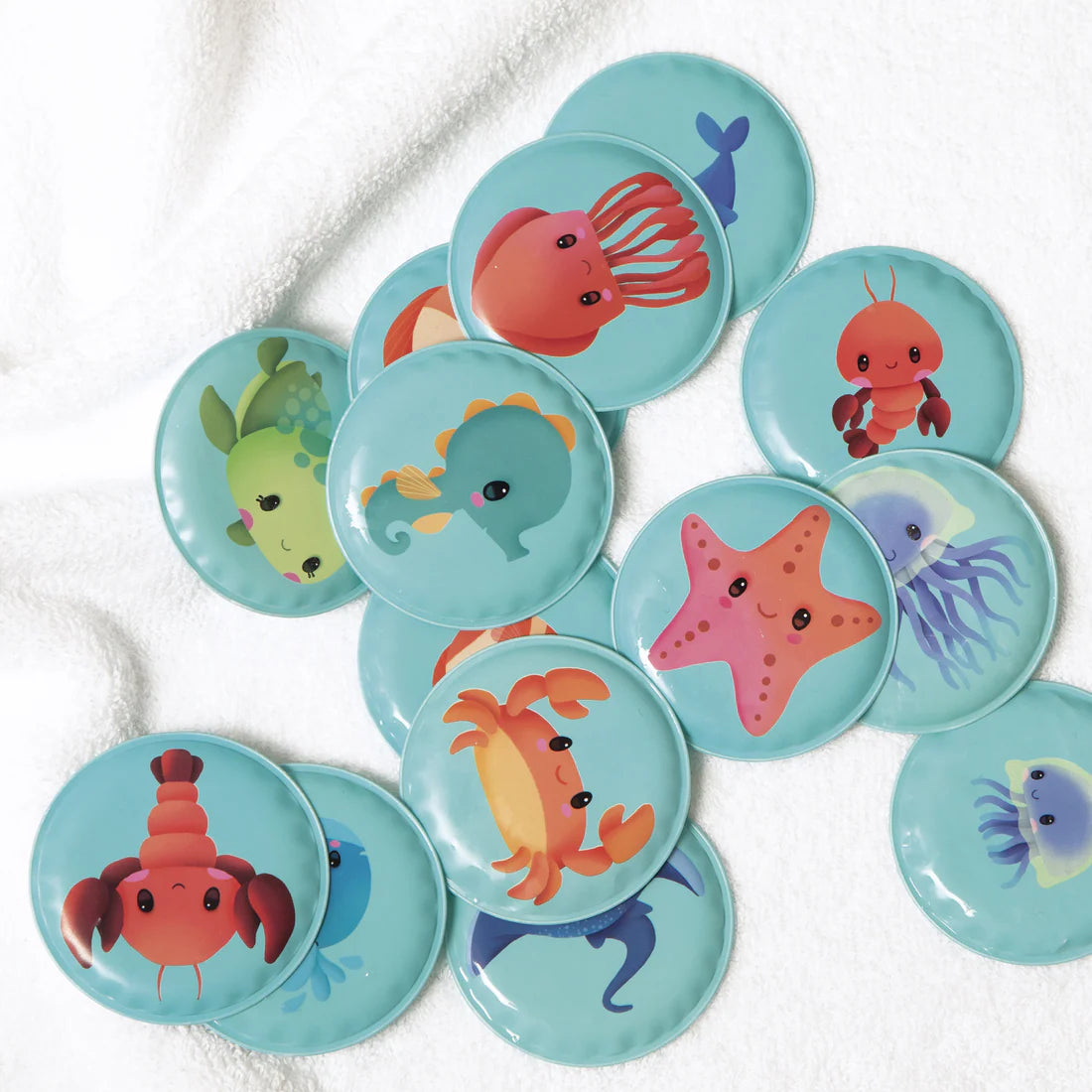 Jeu de bain - Mémo mes bébés animaux