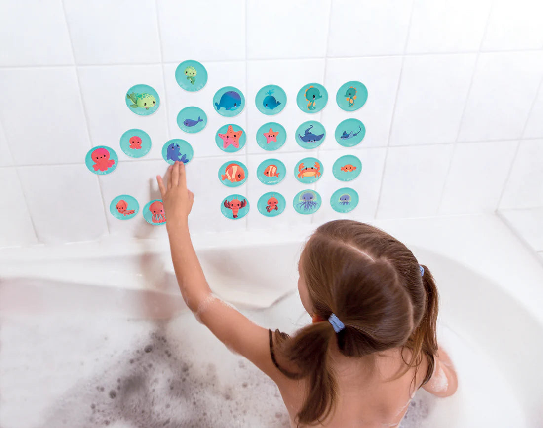 Jeu de bain - Mémo mes bébés animaux