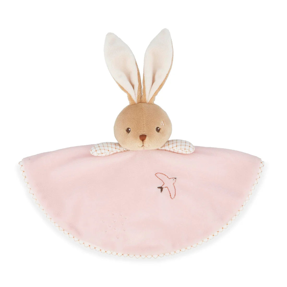 Doudou lapin intemporel - Rose