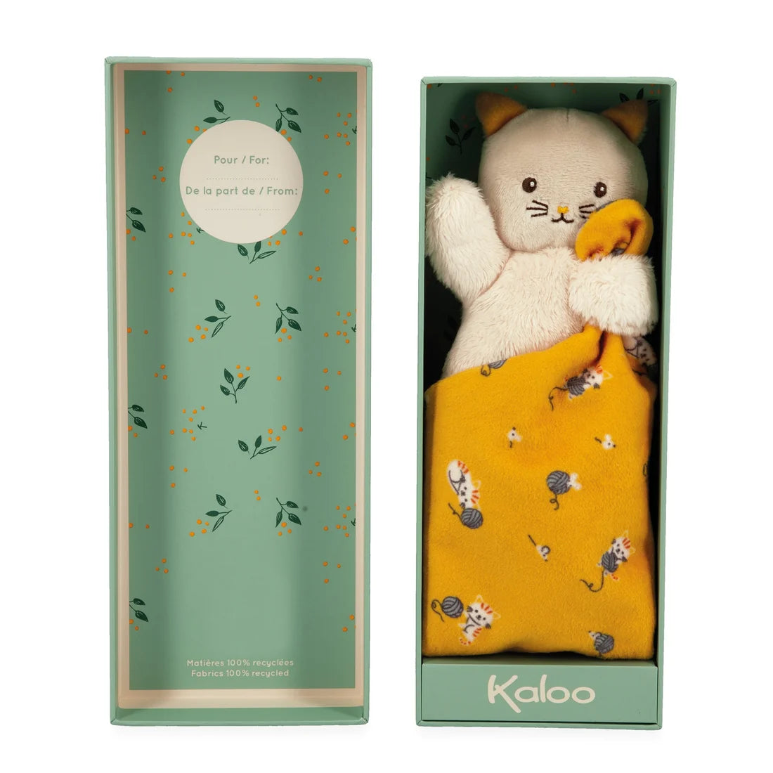 Doudou chat Carré douceur - Kaloo