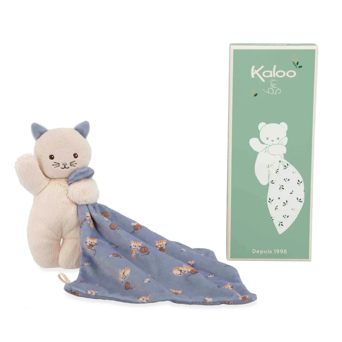 Doudou chat Carré douceur - Kaloo