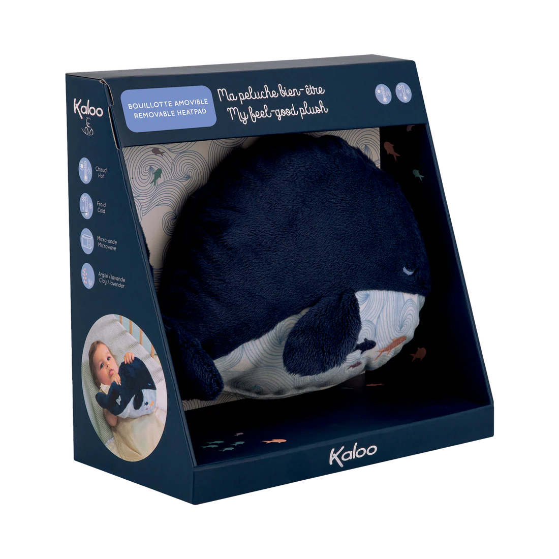 Peluche bien-être - Baleine