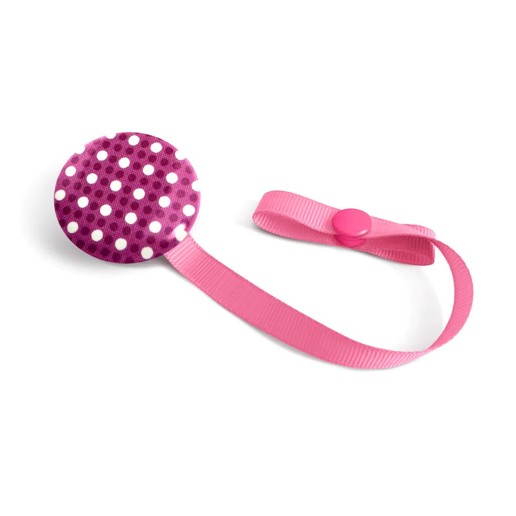 Attache suce - Pois violet