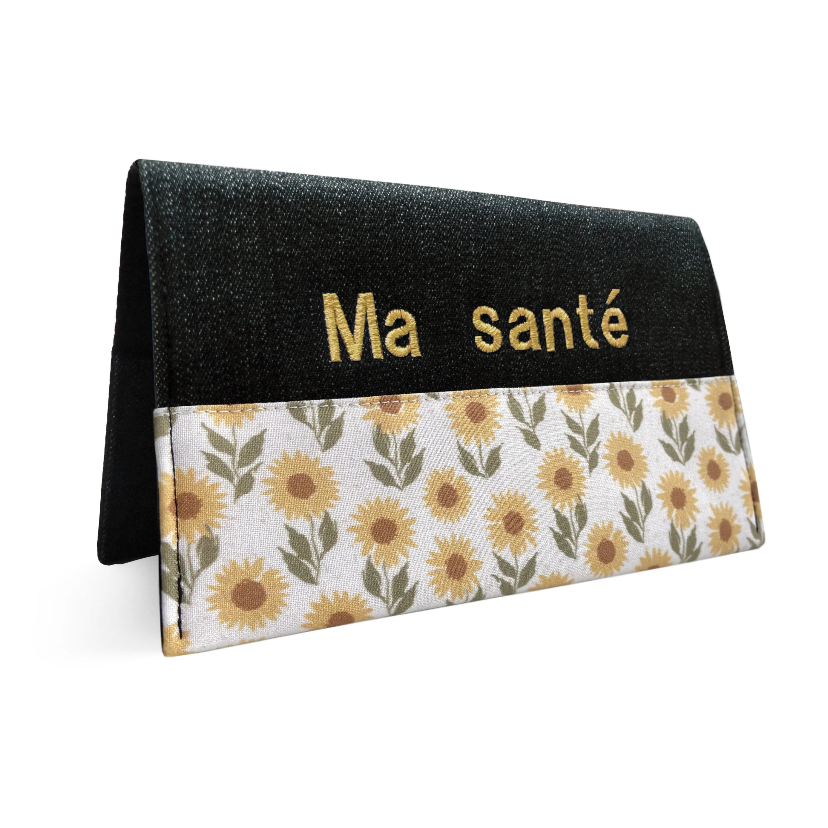 Protège carnet santé personnalisable -  Tournesols