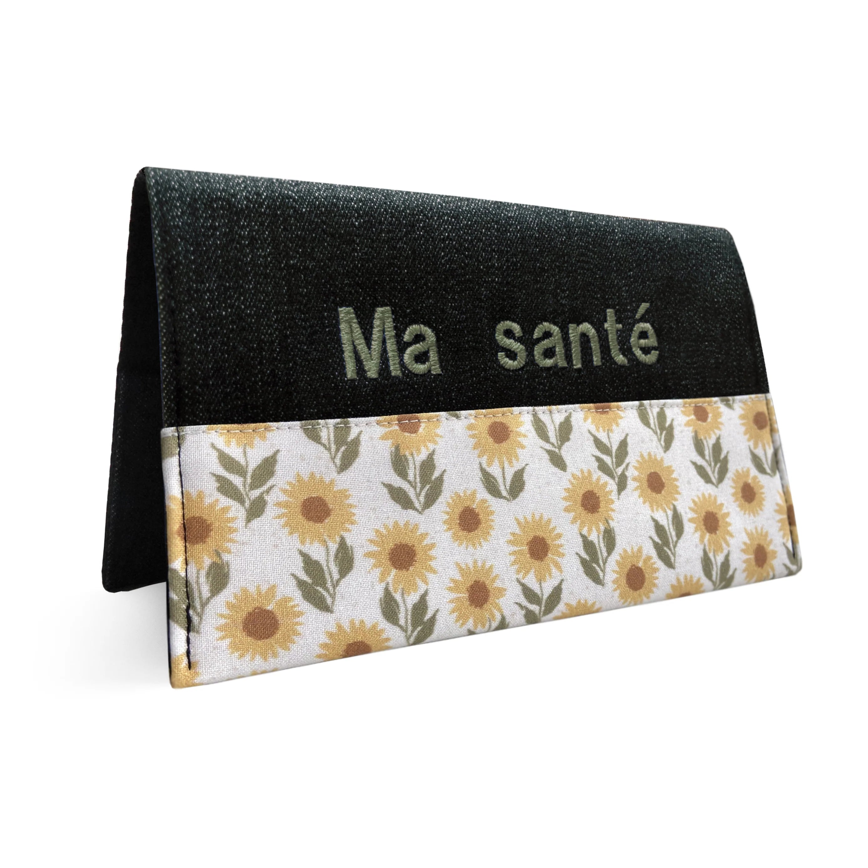 Protège carnet santé personnalisable -  Tournesols