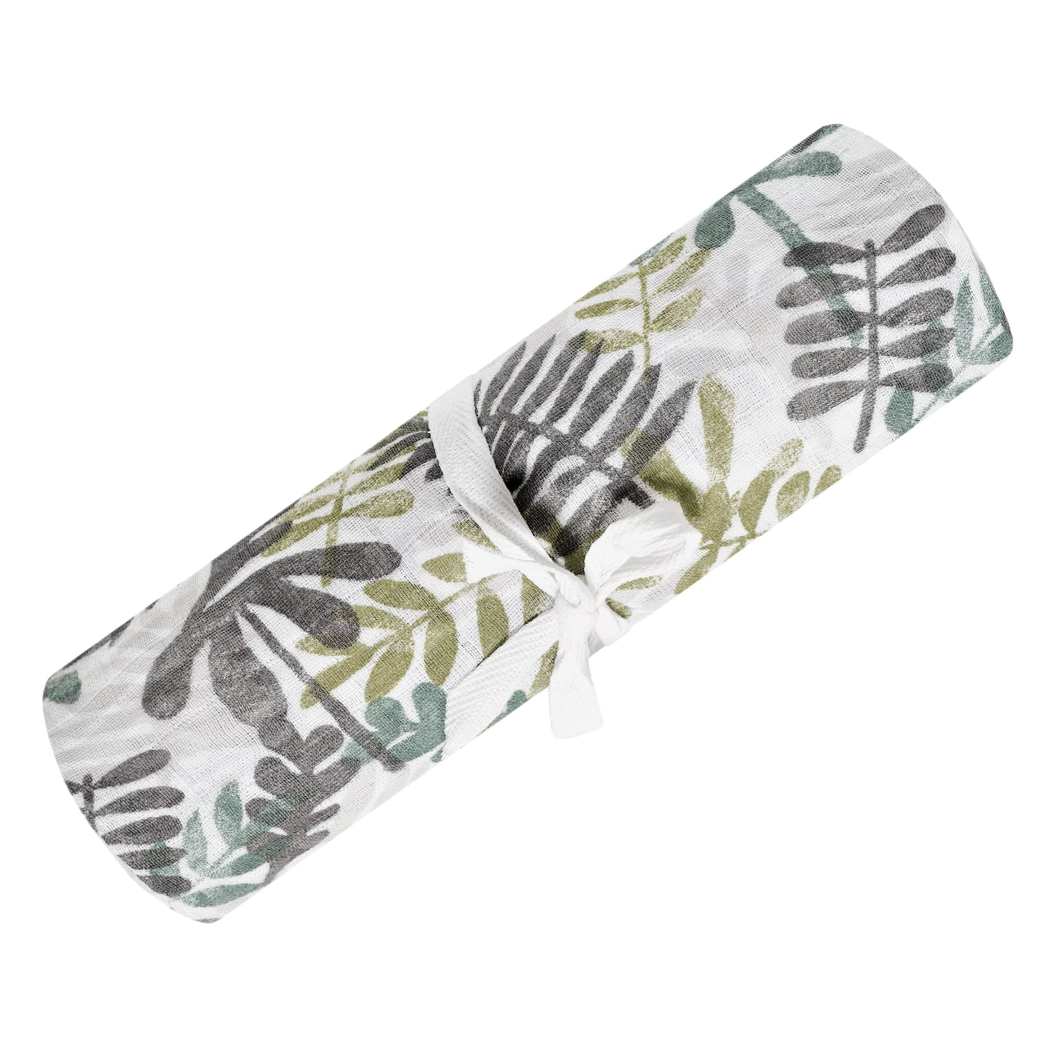 Couverture mousseline de coton - Feuillage