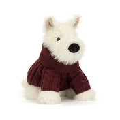 Peluche - Munro Scottie Dog 'Winter Jumper' DIspo mi octobre Réservation possible