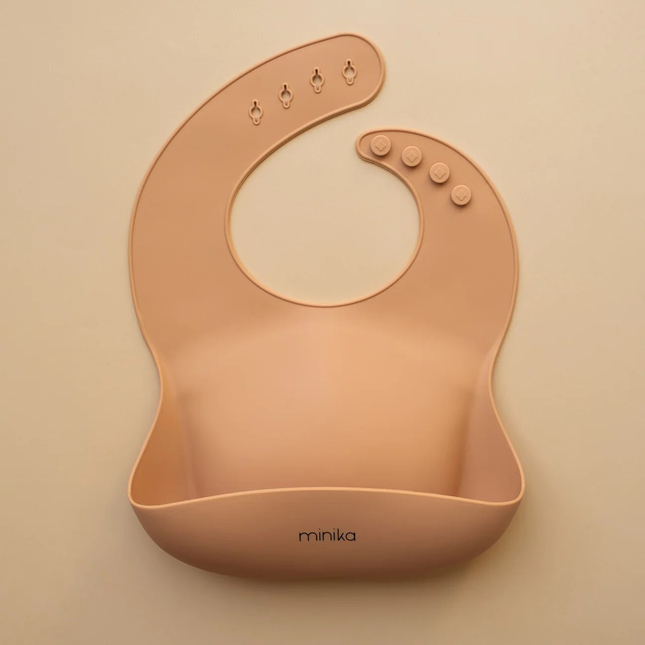 Bavette de silicone - Natural