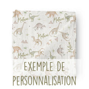 Couverture mousseline de bambou - Coquette forêt