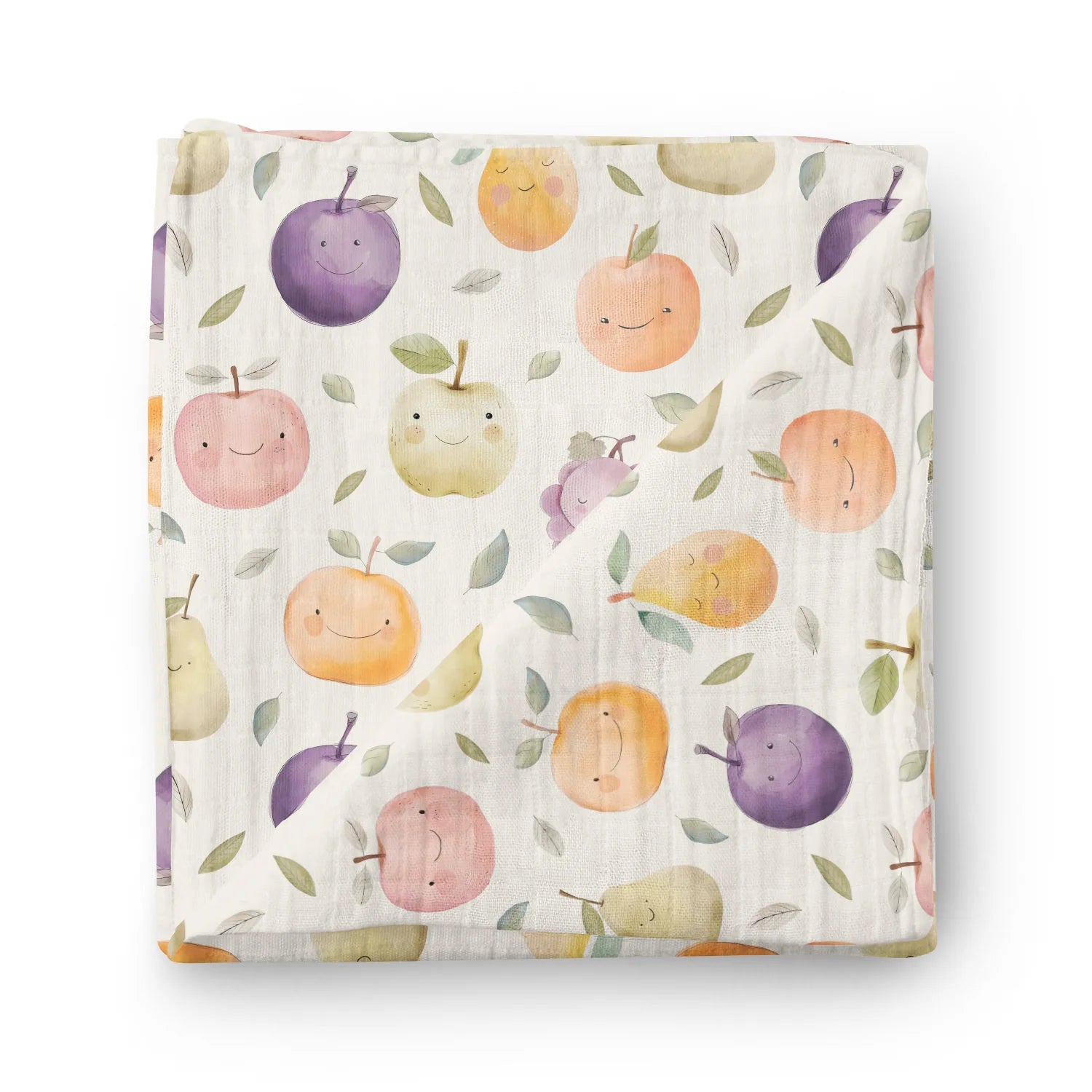 Couverture mousseline de bambou - Petit verger