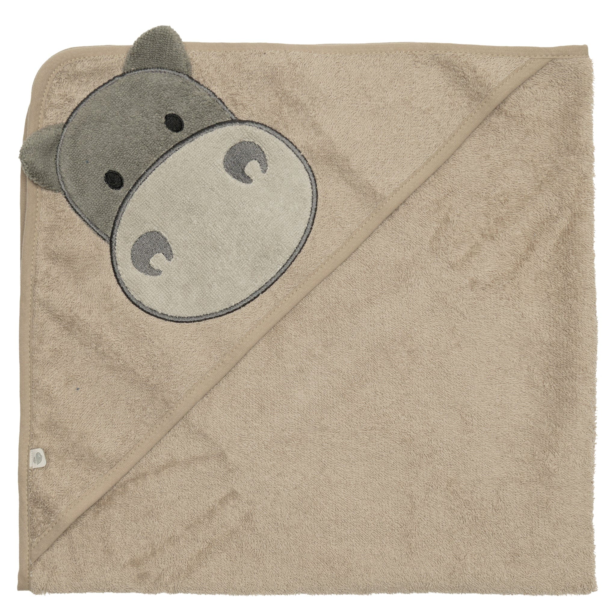 Serviette à capuchon pour bébé - Hippo