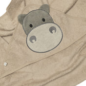 Serviette à capuchon pour bébé - Hippo