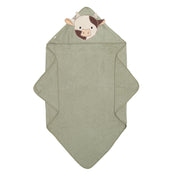 Serviette à capuchon pour bébé - Vache