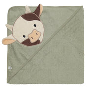 Serviette à capuchon pour bébé - Vache