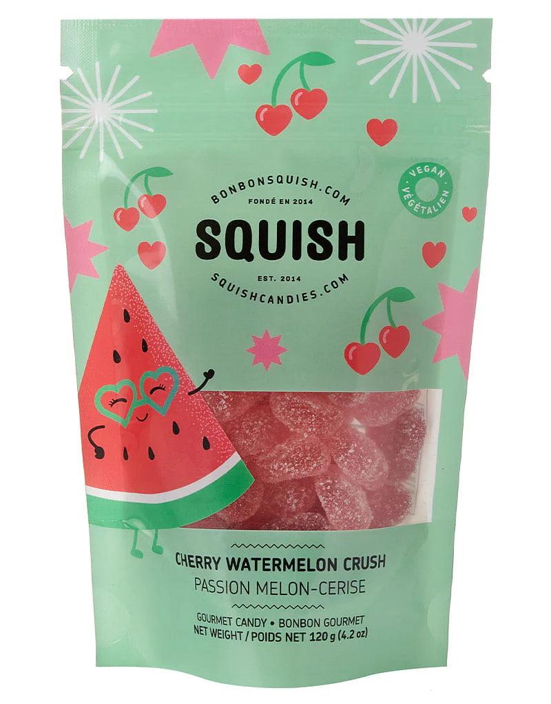 Bonbons Véganes Cerise & Melon d'Eau - Squish 120g
