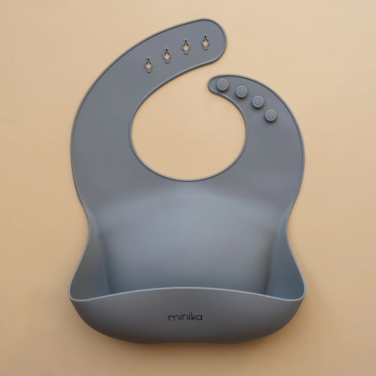 Bavette de silicone - Stone
