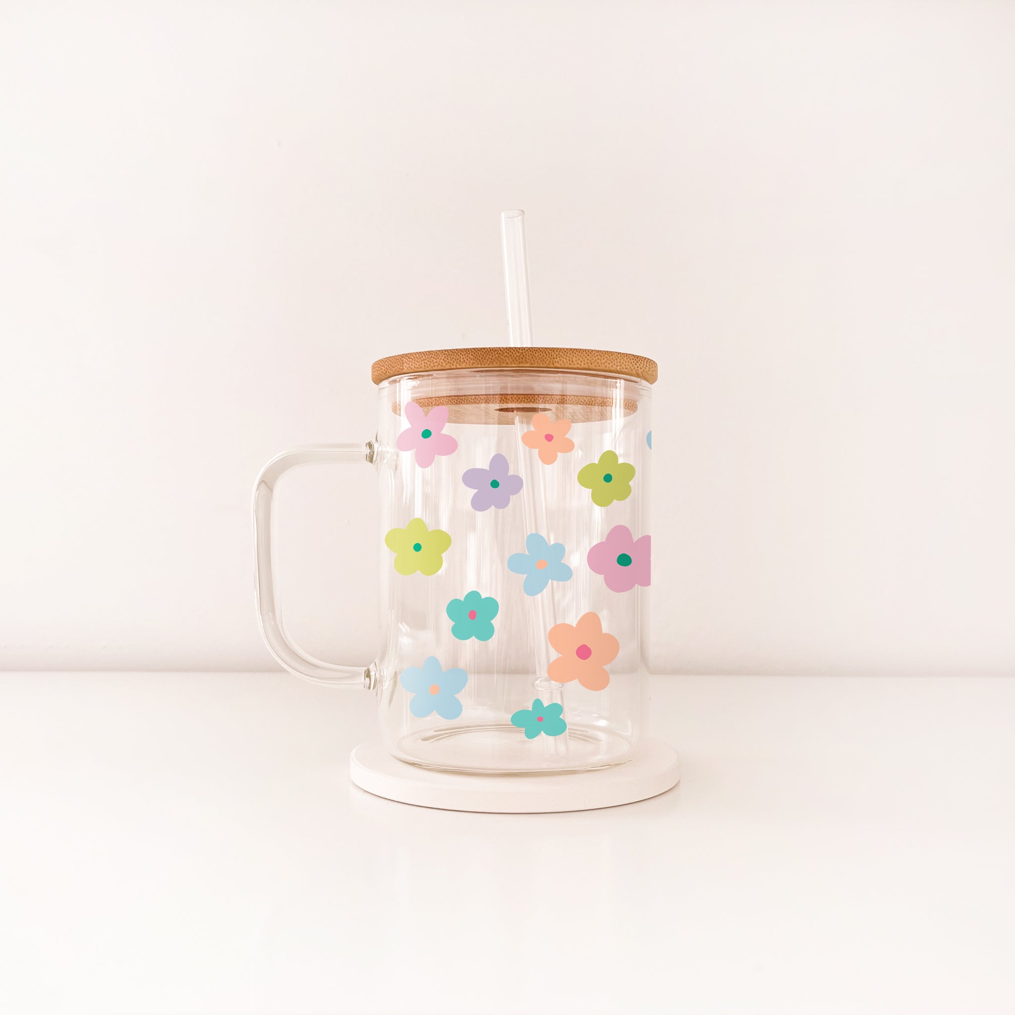 Tasse boho - Fleurs pastel