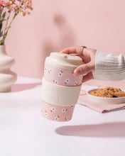 Tasse de voyage isotherme Champ rosé
