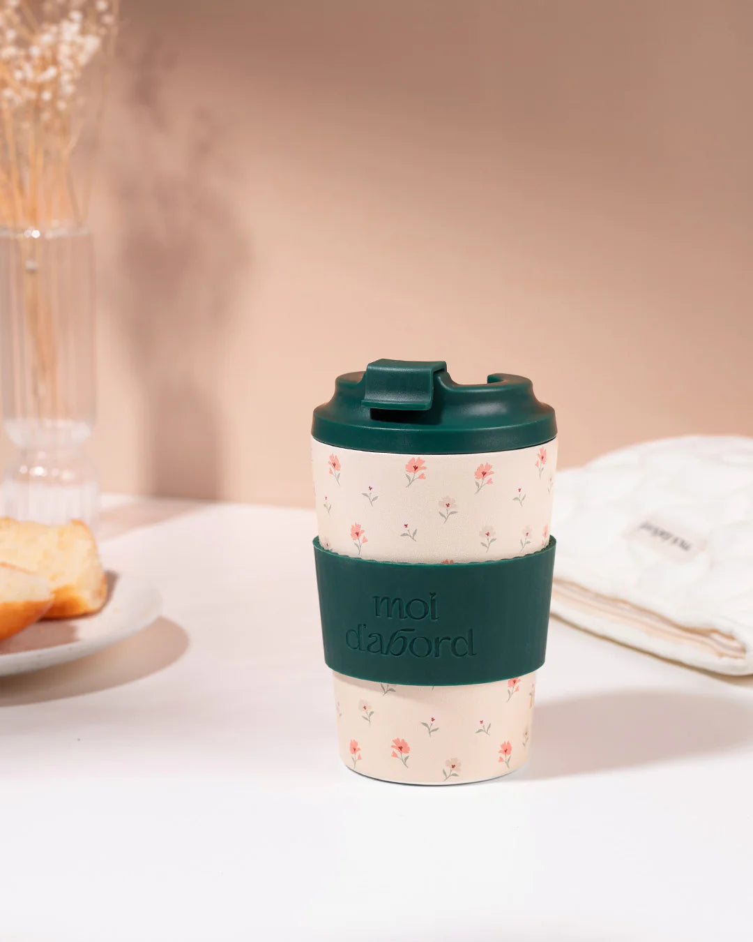 Tasse de voyage isotherme Douceur fleurie