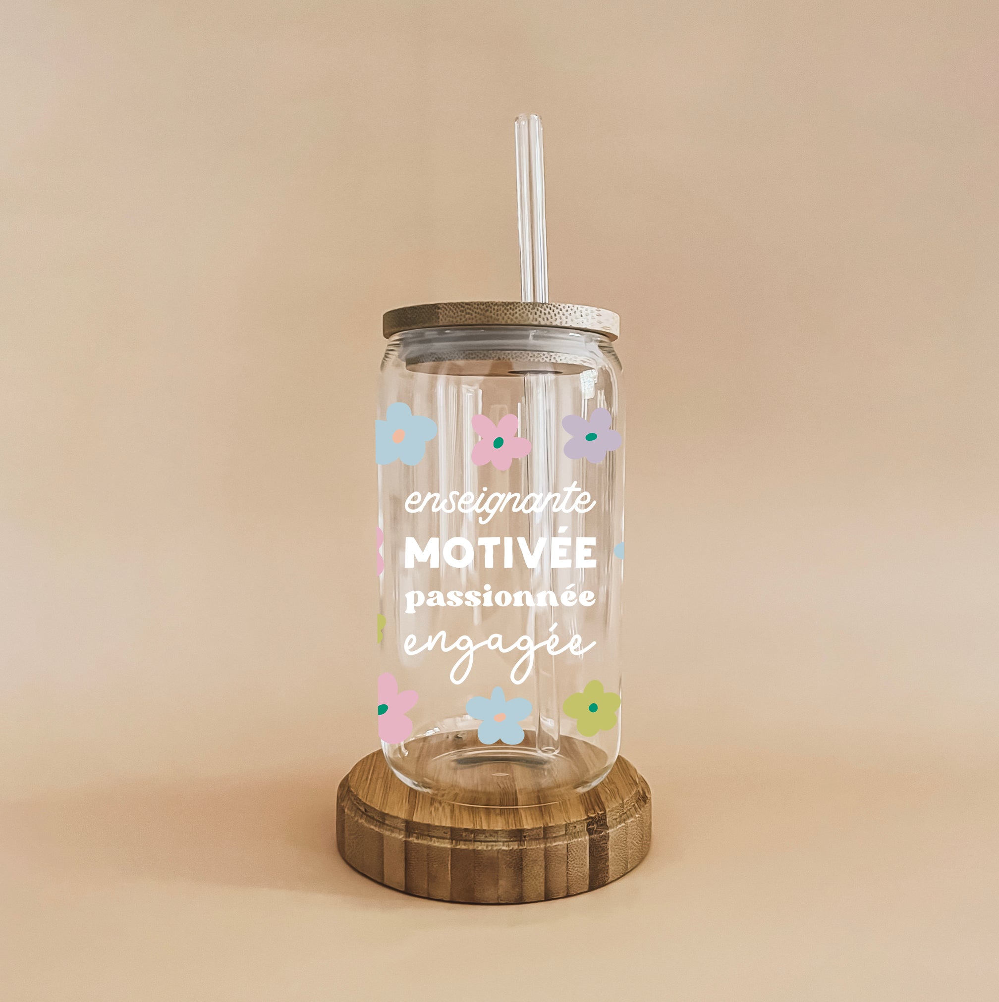 Verre Boho - Enseignante motivée