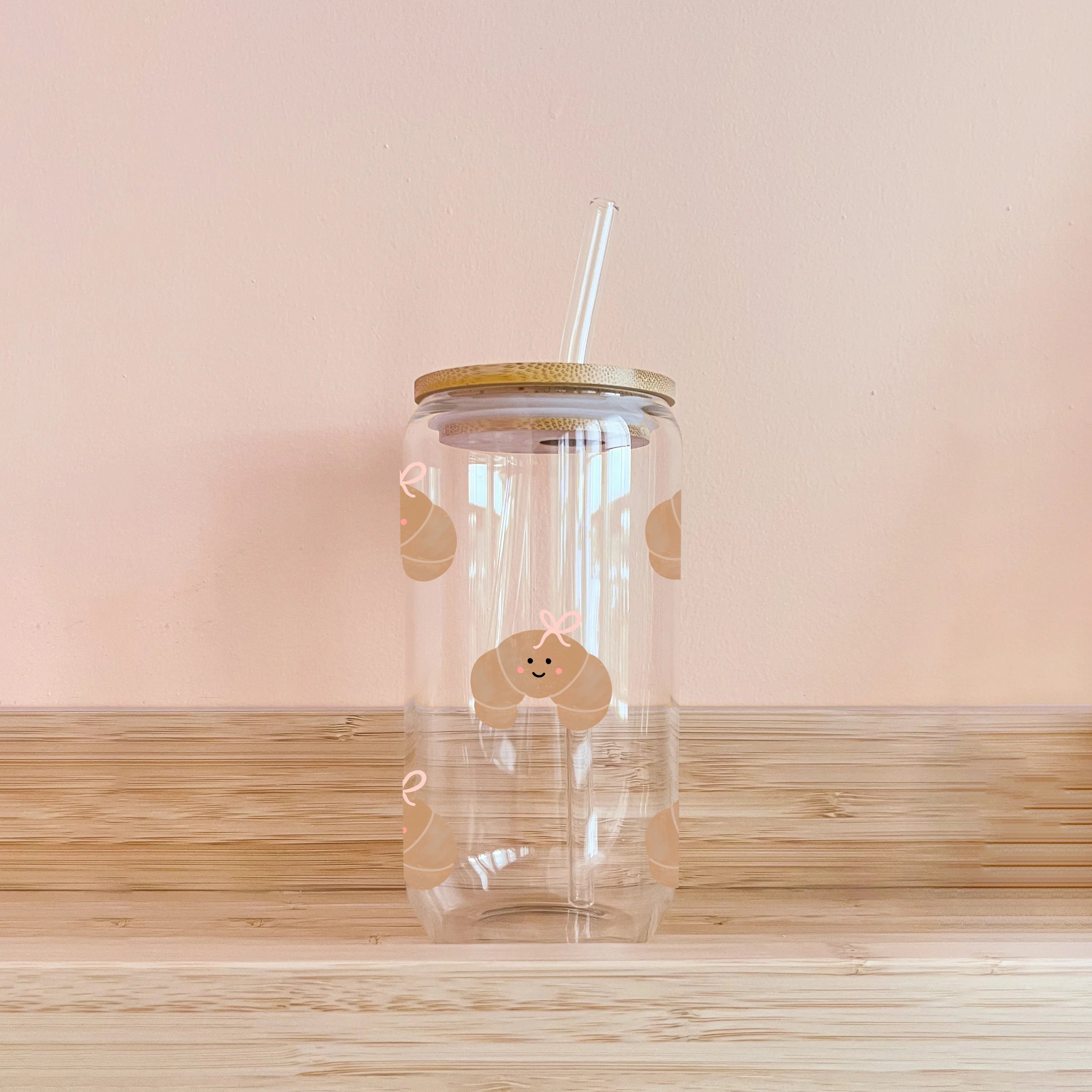 Verre Boho - Croissant kawaii