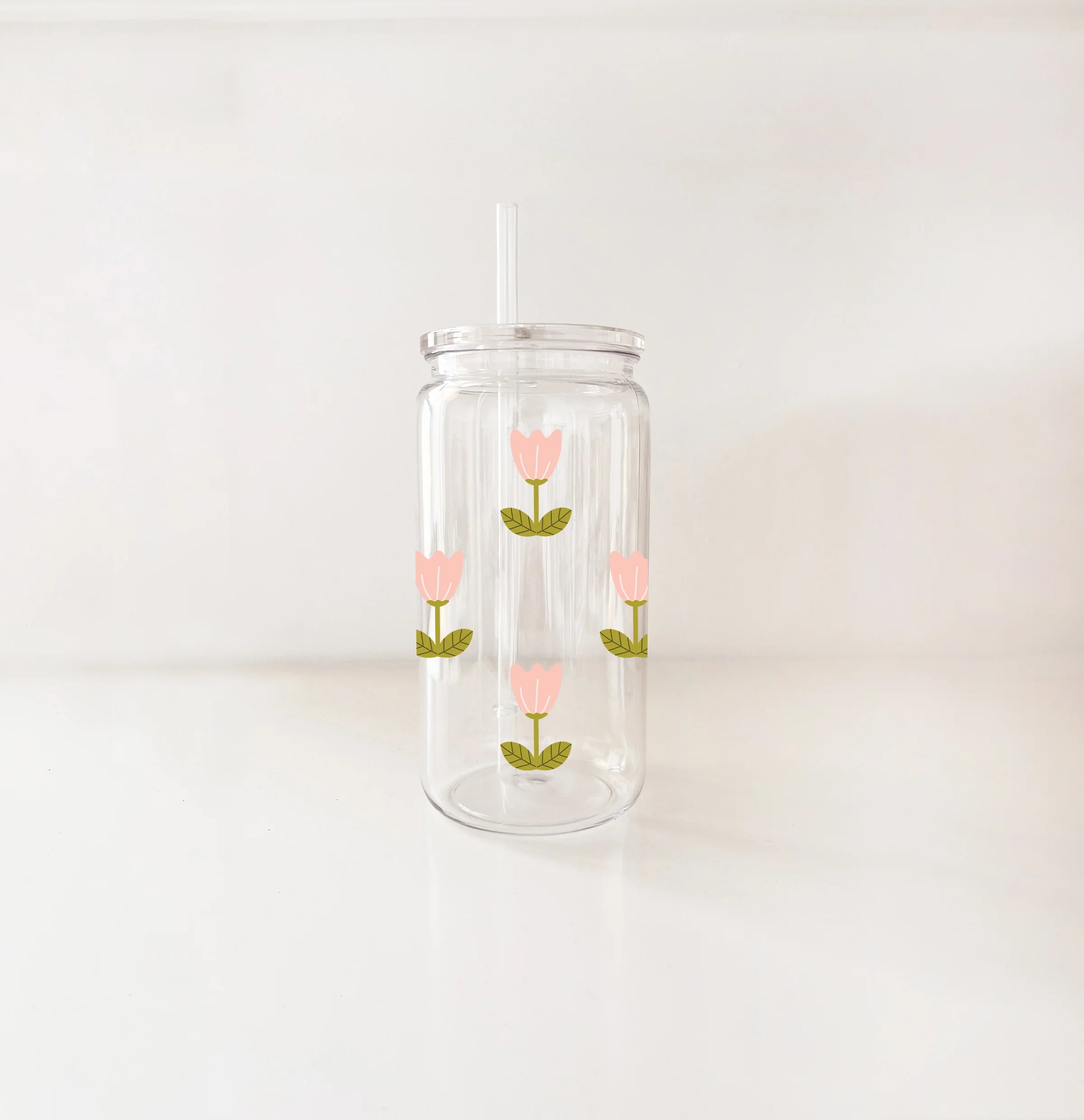 Verre en plastique - Tulipes